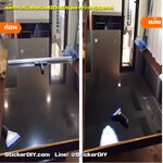 (กว้าง50ซม.xยาว100ซม.)สติ๊กเกอร์ฟิล์มใสกันรอย แบบมีกาวในตัว