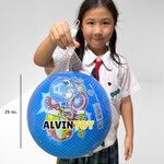 ลูกบอลยางนิ่ม เด้งดึ่ง พร้อมตาข่าย ขนาด 25 ซม. ลูกบอล ลูกบอลนิ่ม บอลยาง ส่งเร็ว พร้อมส่งจากกทม.