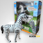 Zebra โมเดลม้าลาย ของเล่นม้าลาย เดินได้ มีเสียง มีไฟ