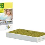 TESLA ไส้กรองแอร์ Model 3 & Y แท้ติดรถ (ลูกใน) รุ่นปี 2017 - ขึ้นไป "1คัน ใช้ 2ชิ้น" ยี่ห้อ MANN-FILTER / 110768100A 110768100B 110768100C