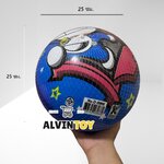 ลูกบอลยางนิ่ม เด้งดึ่ง พร้อมตาข่าย ขนาด 25 ซม. ลูกบอล ลูกบอลนิ่ม บอลยาง ส่งเร็ว พร้อมส่งจากกทม.