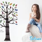 Transparent wall sticker สติ๊กเกอร์ติดผนัง ต้นไม้ de la chant (กว้าง50cm.xสูง80cm.)