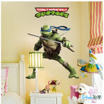 Wall Sticker สติ๊กเกอร์ติดผนัง 3D Ninja Turtles (กว้าง65cm.xสูง85cm)