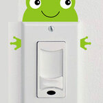 Wall sticker สติ๊กเกอร์ติดสวิตช์ไฟ Frog off!