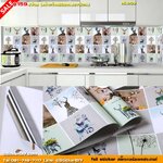 Aluminium foil sticker สติ๊กเกอร์อเนกประสงค์ AL009 (หน้ากว้าง60cm.xยาว2m.)