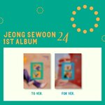 ( Pre-Order ) JEONG SEWOON 1st Album 24 Part 1 ( Set 2 ver ) + Poster 2 ver วางจำหน่าย 15 / 7 / 2020