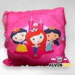 หมอนหน้าเจ้าหญิง ใบใหญ่ ผลิตจากเนื้อผ้าคุณภาพดี สินค้าลิขสิทธิ์แท้