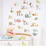 Transparent Wall Sticker สติ๊กเกอร์ติดผนัง Letter A-Z (กว้าง135cm.xสูง95cm.)