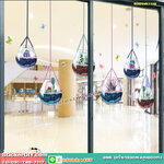 Transparent wall sticker โมบายโหลแก้ว MY SUNSHINE (กว้าง133cm.xสูง80cm.)