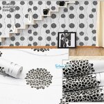 (หน้ากว้าง45ซม..xยาว10เมตร)Wallpaper sticker วอลเปเปอร์แบบกาวในตัว WS5005