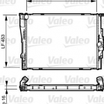 หม้อน้ำ BMW E90, X1 (E84) เครื่องN46 / Radiator, 17117553111