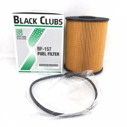 กรองโซล่า / กรองดักน้ำ HINO JO8E COMMONRAIL / FC9J ยี่ห้อ BLACK CLUB เบอร์ BF157 / BF-157 / S2340-11683 / Fuel Filter