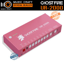 GhostFire UR-2000 *ของแท้รับประกัน 1ปี* Power Supply for Guitar Pedal Built in Rechargeable Battery, เพาเวอร์ซัพพลาย แบตเตอรี่ในตัว