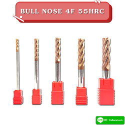 BULL NOSE 4F 55HRC