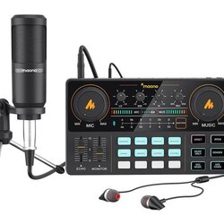 MAONO AU-AM200-S1 *ของแท้ รับประกันศูนย์* ชุดจัด Podcast, LiveSteaming, Gaming รองรับ PC, Smartphone