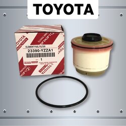 (แท้ศูนย์) กรองโซล่า / ไส้กรองน้ำมันโซล่า TOYOTA VIGO, FORTUNER, COMMUTER, ตู้ ดีเซล ( 23309-YZZA1 23309YZZA1) / ตู้คอมมิวเตอร์ ฟอจูนเนอร์