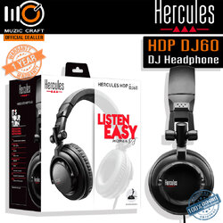 Hercules HDP DJ60 *ของแท้รับประกัน 1ปี* หูฟังดีเจ Closed-Back, Over-Ear DJ Headphones