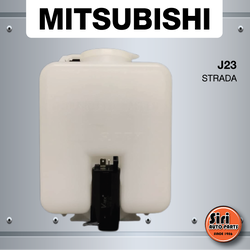 (ประกัน 1 เดือน) กระป๋องฉีดน้ำฝน MITSUBISHI STRADA มิตซูบิชิ สตราด้า + มอเตอร์ฉีดน้ำฝนและสายยาง - J23 - washer tank ยี่ห้อ S.PRY