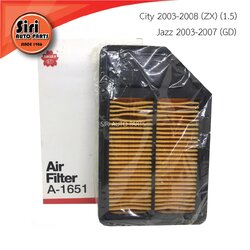 กรองอากาศ HONDA City (ZX) (1.5) 2003-2008, Jazz 2003-2007 (GD) ฮอนด้า ซิตี้ แจ๊ส SAKURA / A-1651