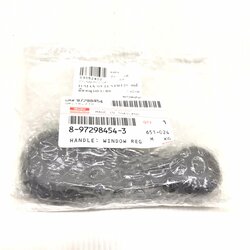 (แท้ศูนย์) มือหมุนกระจก ISUZU D-MAX ปี 2003-2011 / NPR120 / DEGA อีซูซุ ดีแม็ก / เดก้า สี เทา / เบอร์ 8-97298454-3 / A40LG ยี่ห้อ ISUZU