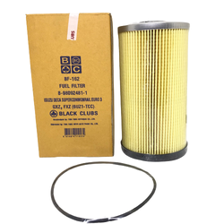 กรองโซล่า / กรองดักน้ำ ISUZU FXZ / GXZ ปี 2008 (6SD1/6UZ) 320HP / DECA 360HP Commonrail อีซูซุ เดก้า ยี่ห้อ BLACK CLUB เบอร์ BF-162 / BF162 / 8-98092481-1 / 8980924811 / Fuel Filter