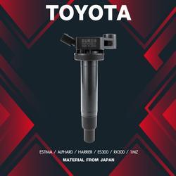 (ประกัน 1 เดือน) คอยล์จุดระเบิด TOYOTA ESTIMA / ALPHARD / HARRIER / ES300 / RX300 / 1MZ - SCT-902 - MADE IN JAPAN - คอยล์หัวเทียน