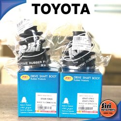 (1ตัว) ยางหุ้มเพลา TOYOTA SOLUNA VIOS ปี 2000 เบอร์ 43448-52020 / 43447-17011 / 43447-17012 / / รุ่น โตโยต้า โซลูน่า วีออส / ยาริส ยี่ห้อ RBI / Drive shaft boot