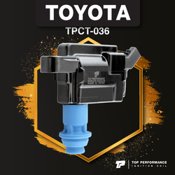 (ประกัน 3 เดือน) คอยล์จุดระเบิด TOYOTA 1JZ-GE / 2JZ-GE VVTI เครื่องเจ ตรงรุ่น 100% - TPCT-036 - TOP PERFORMANCE JAPAN - คอยล์หัวเทียน คอยล์ไฟ โตโยต้า 90919-02216