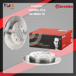 Brembo จานเบรคหลัง Standard discs Honda City 08 B602 10