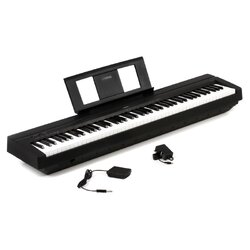 Yamaha P-45 *ของแท้รับประกันศูนย์* เปียโนไฟฟ้า 88 คีย์, Hammer action, ฟรี! Music Stand, Sustain pedal, Power supply