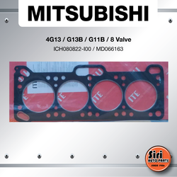 (ประกัน 1 เดือน) ประเก็นฝาสูบ MITSUBISHI 4G13/G13B/G11B/8 วาล์ว มิตซูบิชิ แลนเซอร์ ICH080822-I00/MD066163 (แบบไฟเบอร์) ยี่ห้อ ITE