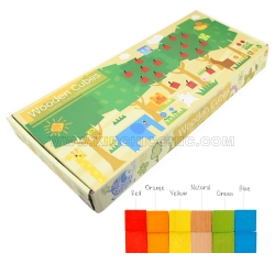 บล็อคไม้ลูกบาศก์ ติวสอบป.1สาธิต ชุด 90 ชิ้น