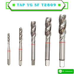 MACHINE TAP YG SF รุ่น T2809 ร่องเลื้อยสีเงิน