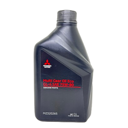(แท้ศูนย์) น้ำมันเกียร์ / อีโก้คาร์ Multi gear oil ECO เกรด GL-4 / 75W80 ยี่ห้อ MITSUBISHI / MZ320265 ปริมาณ 1 ลิตร / 1 Liter