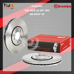 Brembo จานเบรคหน้า Standard discs VW Golf III GTI 16V 09 6747 10