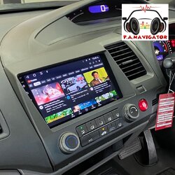 จอตรงรุ่น Civic FD 9นิ้ว รุ่น T5 RAM2 ROM32 8Core ค่าย Alpha รุ่นใหม่ล่าสุด