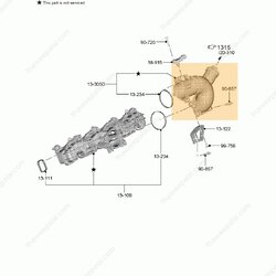 ท่ออากาศเข้าท่อไอดี ฟอร์ดแรนเจอร์ RANGER T6 ปี12-18 เครื่อง 2.2-3.2 (รูปจริง) / แท้ห้าง BB3Q6K770BB