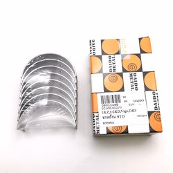 (1 กล่อง) ชาร์ปก้าน TOYOTA 1KZ / 1KZ-TE / 1KD/ 2KD / VIGO เครื่อง 2.5, 3.0/ TIGER D4D / INNOVA / FORTUNER โตโยต้า เบอร์ R9500A / SIZE (STD) ยี่ห้อ DAIDO MADE IN JAPAN (Conrod bearing)