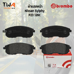Brembo Ceramic ผ้าเบรคหน้า Nissan Sylphy P56 126C