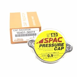 ฝาหม้อน้ำ ทั่วไป สแตนเลส ฝาใหญ่ เบอร์ 16401-36011 (CAP RADIATOR)