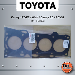 (แท้ศูนย์) (ประกัน 1 เดือน) ประเก็นฝาสูบ TOYOTA Camry 1AZ-FE/Wish/Camry 2.0 /ACV31 - โตโยต้า คัมรี่/วิช ปี 2000 on - 11115-28023 - (แบบเหล็ก)