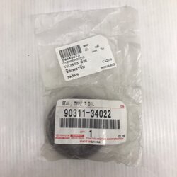 (แท้ศูนย์) ซีลเพลาขับ TOYOTA VIOS YARIS NCP91 NCP93 เกียร์ AUTO โตโยต้า วีออส ยาริส ข้างซ้าย LH ขนาด ใน 34 นอก 56 สูง 8 มิล เบอร์ 90311-34022 ยี่ห้อ TOYOTA