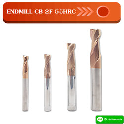 ENDMILL CB 2F 55HRC