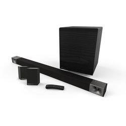Klipsch Cinema 800 + Surround3 *ของแท้รับประกัน1ปี* 860W, 5.1-Channel Soundbar System with SURROUND 3 Wireless Speaker Kit (Pair), ลำโพงซาวด์บาร์ 5.1, 860 วัตต์ + ลำโพงเซอร์ราวด์ 1 คู่