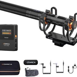 Comica CVM-VM30 *ของแท้รับประกัน 2ปี* ไมค์ช็อตกันไร้สาย Wireless Shotgun Microphone System (2.4 GHz)