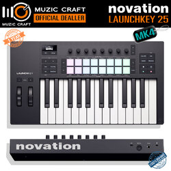 Novation Launchkey 25 MK4 *ของแท้รับประกัน 1ปี* USB MIDI Keyboard Controller, มิดิ คีย์บอร์ด คอนโทรลเลอร์