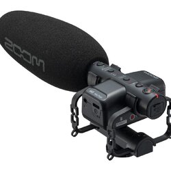 Zoom M3 *ของแท้ประกันศูนย์* MicTrak Stereo Shotgun Microphone Recorder ไมค์ช็อตกัน บันทึกเสียงแบบสเตอริโอ ฟรี!! Foam Windscreen, Shockmount, 3.5mm TRS Cable