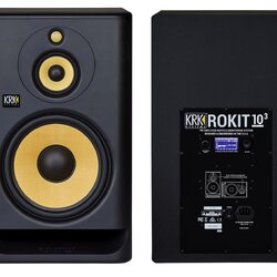 KRK ROKIT 10-3 G4 (คู่/Pair) *ของแท้รับประกัน 1ปี* Studio Monitor สตูดิโอมอนิเตอร์ 10 นิ้ว, 3 ทาง, ดอกลำโพง Kevlar, 25 graphic EQ, ปรับเสียงผ่าน App KRK ใน Android, iOS ได้, รับประกันศูนย์ 1 ปีเต็ม