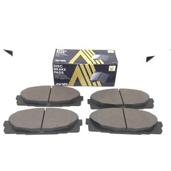 ผ้าเบรคหน้า/ดิสเบรคหน้า TOYOTA Commuter KDH222 / ปี 2004-2018 / Ventury 2.7 / 3.0 ปี 2014 On โตโยต้า ตู้คอมมูเตอร์ A1N119 ADVICS 1ชุด 4 ชิ้น