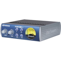 PreSonus TubePre v2 ปรีไมค์ 1 แชนเนล แบบหลอด 12AX7, เป็น DI ในตัว, จ่ายไฟ Phantom, High-Pass, Phase Reverse รับประกัน 1 ปี
